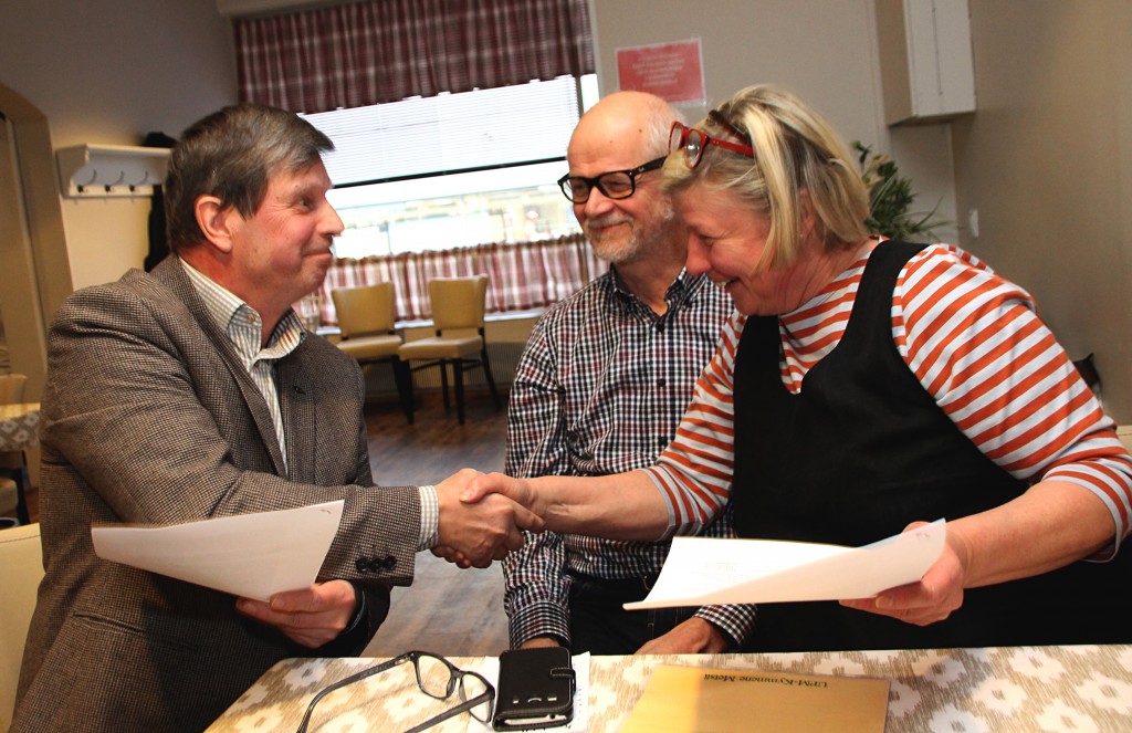 Jorma Wilmi (vas), Jarkko Mänttäri, Heljä Korpijoki